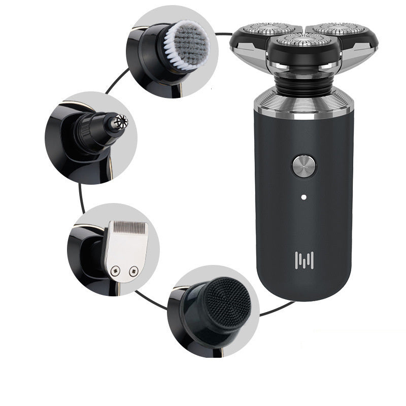 Washing Razor Mini Electric Cross-Border Men'S Wholesale Usb Shaver Whole Body Shave New D4 Five In One