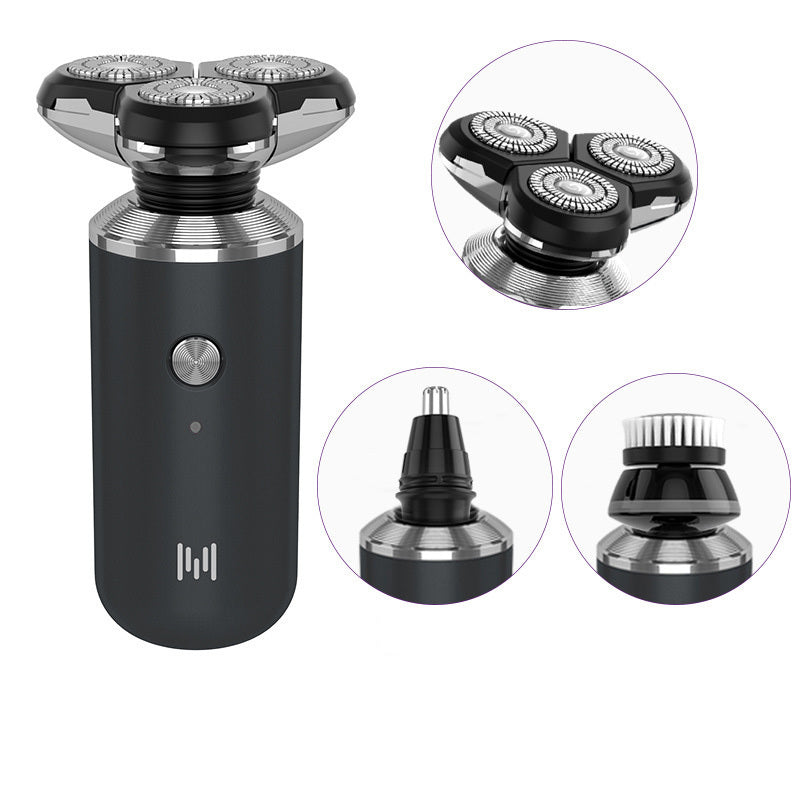 Washing Razor Mini Electric Cross-Border Men'S Wholesale Usb Shaver Whole Body Shave New D4 Five In One