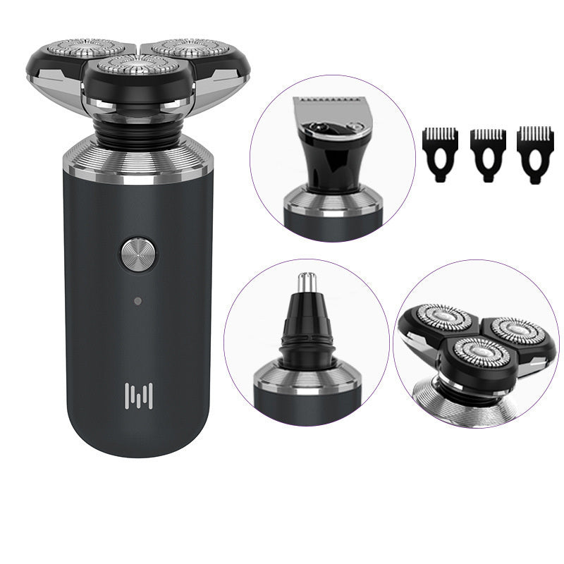 Washing Razor Mini Electric Cross-Border Men'S Wholesale Usb Shaver Whole Body Shave New D4 Five In One