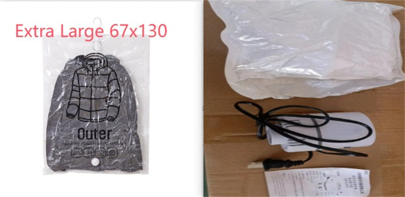 Compression Bag Pumping Air Clothes Clothing Organizer Storage Bags