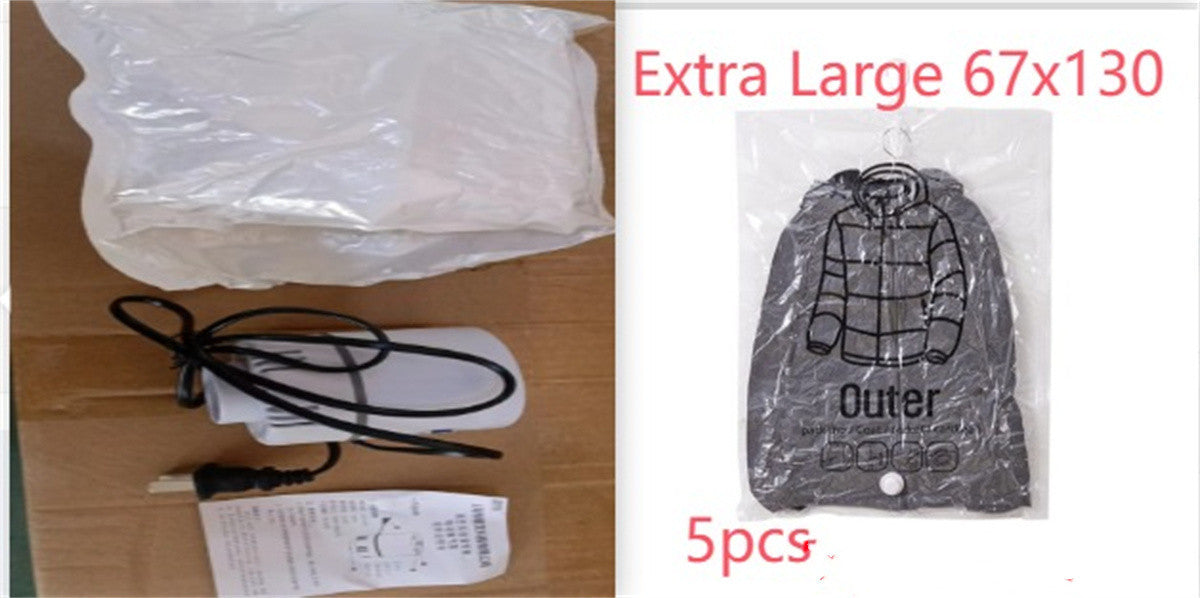 Compression Bag Pumping Air Clothes Clothing Organizer Storage Bags