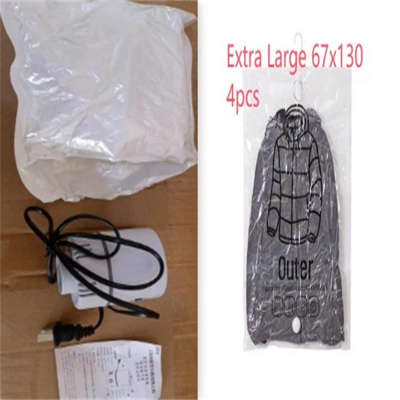 Compression Bag Pumping Air Clothes Clothing Organizer Storage Bags