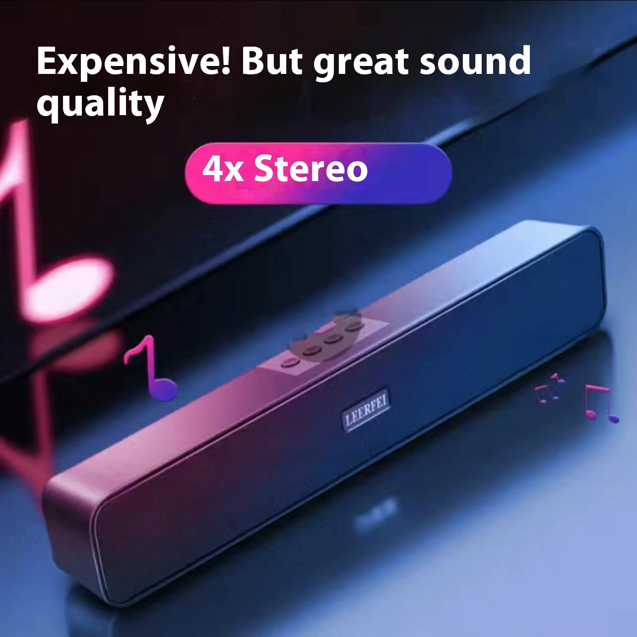 Notebook Desktop Long Bluetooth Extra Bass Speaker