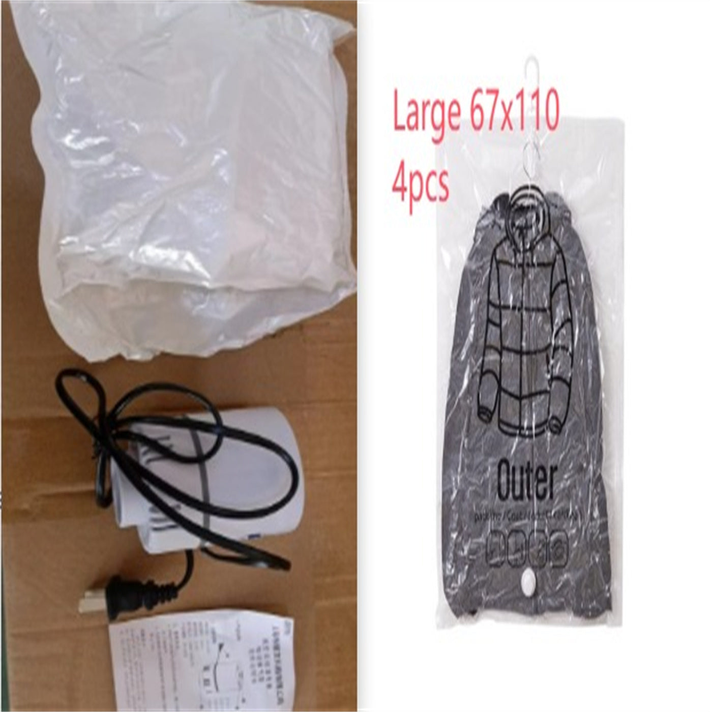 Compression Bag Pumping Air Clothes Clothing Organizer Storage Bags